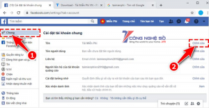 Cách đổi tên facebook trên máy tính