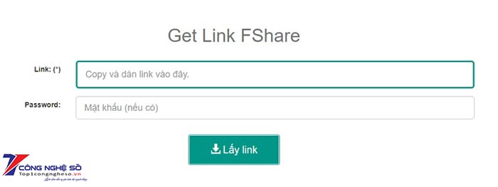 Hướng dẫn cách Get link Fshare nhanh chóng cực kì đơn giản