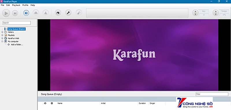 Phần mềm Karafun Player