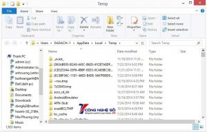 công việc dọn dẹp máy tính windows