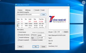 OneKey Ghost - Tạo và bung "Ghost" cho máy tính bằng 1 cú nhấp chuột