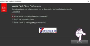 Cách cài đặt Adobe Flash Player trên máy tính cực nhanh