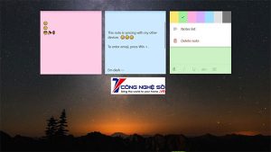 Chia sẻ Sticky Notes giữa các máy tính Windows 10