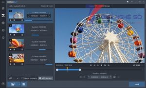 Phần mềm Bandicut có giao diện đơn giản và tiện dụng